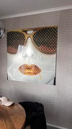 Louis vuitton glasschilderij, Ophalen of Verzenden, Zo goed als nieuw, Schilderij, 75 cm of meer