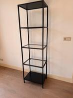 Vitrinekast - Metaal & Glas, Huis en Inrichting, Kasten | Boekenkasten, Ophalen, Met plank(en), Minder dan 50 cm, Zo goed als nieuw