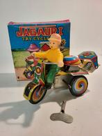 Blikken Opwind Fietser met Doos en Sleutel, Antiek en Kunst, Antiek | Speelgoed, Ophalen of Verzenden