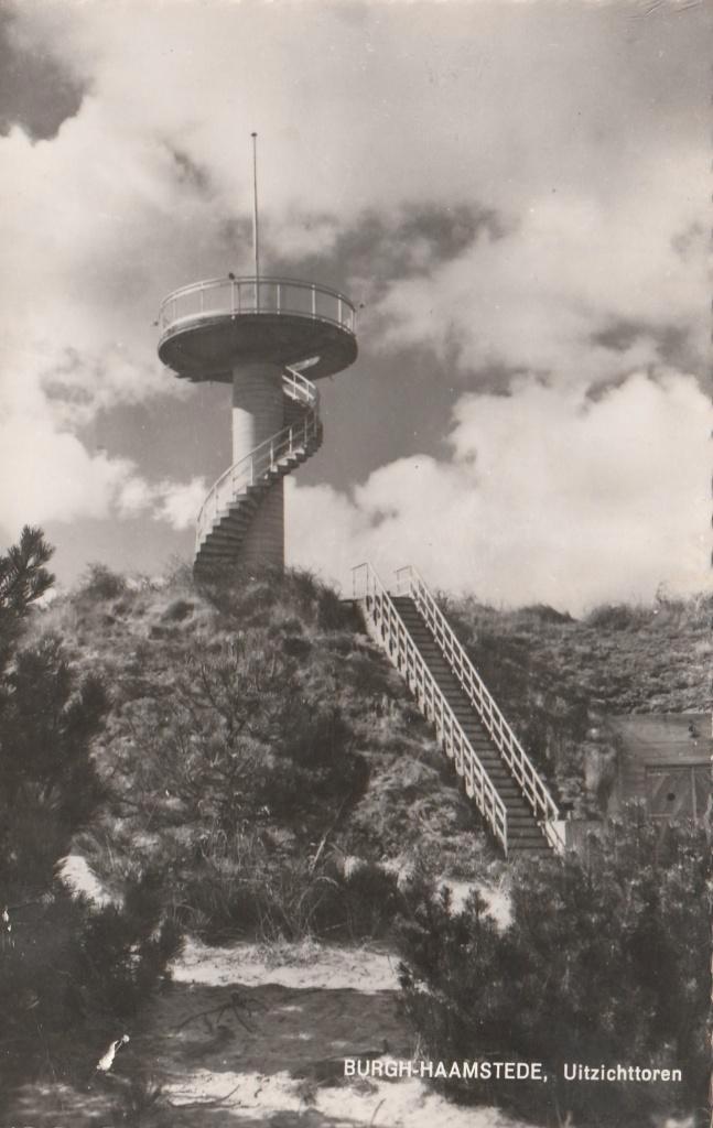 BURGH HAAMSTEDE Uitzichttoren, Verzamelen, Ansichtkaarten | Nederland, Gelopen, Zeeland, 1960 tot 1980, Verzenden