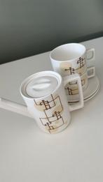 Artihove koffie of thee set nieuw, Huis en Inrichting, Keuken | Servies, Ophalen of Verzenden, Zo goed als nieuw, Overige stijlen