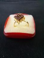 Prachtige 14 karaat Victoriaanse Style Entourage ring, Ophalen of Verzenden, Goud, Ring