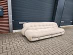 Cassina Soriana 4-zitsbank in Velvet beige, Gebruikt, Ophalen of Verzenden