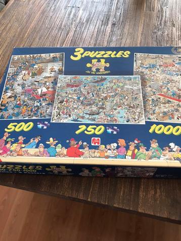 Te koop: Jan van Haasteren. Een 3 in 1 puzzel. beschikbaar voor biedingen