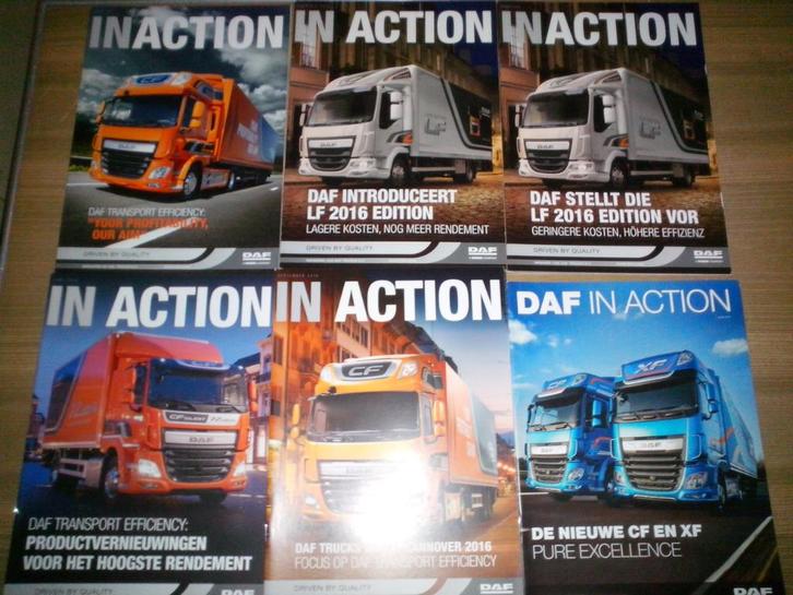 DAF in Action 2015 + 2016 + 2017 + 2018 + 2019 + 1993 + 1995, Boeken, Auto's | Folders en Tijdschriften, Zo goed als nieuw, Overige merken