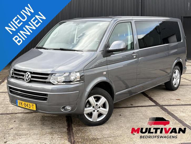 Volkswagen Transporter 2.0 TDI L2H1 DC Comfortline | LEDER |, Auto's, Bestelauto's, Bedrijf, Te koop, ABS, Airbags, Airconditioning