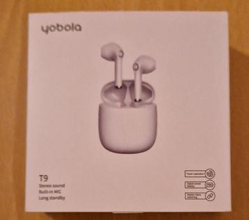 Yobola T9 earbuds | IPX5 waterdichte | wit | NIEUW in doos beschikbaar voor biedingen