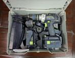 Festool Quadrive 18/4 li XL set, Doe-het-zelf en Verbouw, Gereedschap | Boormachines, Ophalen of Verzenden, Boor- en Schroefmachine