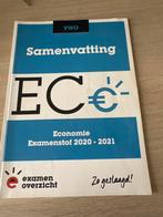 Samenvatting Economie VWO Examenoverzicht, Gelezen, Niet van toepassing, Ophalen of Verzenden, ExamenOverzicht