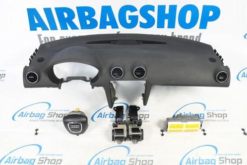 Airbag set - Dashboard zwart 3 spaak Audi A3 8P (2005-2012), Auto-onderdelen, Dashboard en Schakelaars