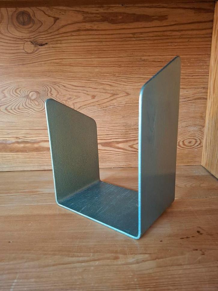 Vrijstaande boekensteun vintage emaille, Huis en Inrichting, Woonaccessoires | Wandplanken en Boekenplanken, Gebruikt, Ophalen of Verzenden