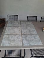 Placemat bordenonderleggers grijs, Ophalen of Verzenden, Zo goed als nieuw, Grijs, Placemat