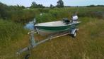 Quicksilver 410 SL Honda 15 PK 4-Takt met Pega Trailer !!, Watersport en Boten, Vis- en Consoleboten, Ophalen, 10 tot 30 pk, Aluminium