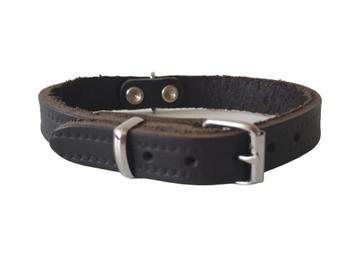 NOBBY Halsband Softleder Bruin Nekomtrek 24-28 cm KOOPJE!!! beschikbaar voor biedingen