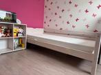 BIEDEN!! 1-persoonsbed halfhoogslaper FLEXA, Ophalen, 85 tot 100 cm, Zo goed als nieuw, Matras