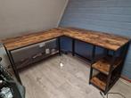 Hoekbureau bruin, Huis en Inrichting, Ophalen, Gebruikt, Bureau
