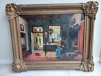 2 oude schilderijen Johannes Jan Theuns 1877, Ophalen of Verzenden
