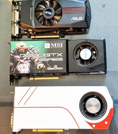 Grafische kaarten PC Videokaarten, Computers en Software, Videokaarten, Gebruikt, Nvidia, GDDR, Tv-Out, HDMI, DisplayPort, Ophalen