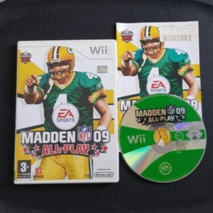 OPRUİMEN | Wii | Madden NFL 09 All-Play, Spelcomputers en Games, Games | Nintendo Wii, Gebruikt, Sport, 3 spelers of meer, Vanaf 3 jaar