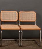 2 stuks - vintade cesca stielen made in italy, Ophalen, Gebruikt, Bruin, Metaal