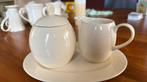 Suikerpotje  en room kannetje Clarity plain, Huis en Inrichting, Keuken | Servies, Overige typen, Ophalen of Verzenden, Zo goed als nieuw