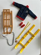 Sindy Wintersport Set 1979 – met jas, schoenen, slee en ski, Ophalen of Verzenden, Zo goed als nieuw, Kleertjes