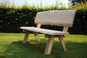 Design houten tuinbanken beschikbaar voor biedingen