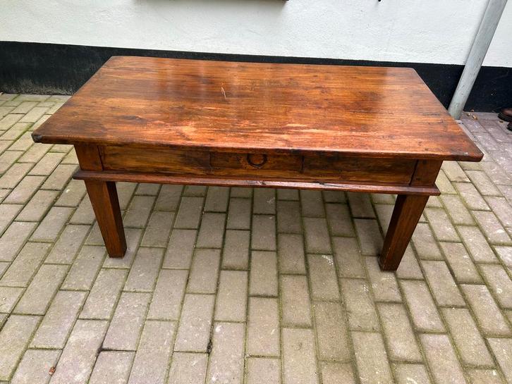 Unieke Antieke Salontafel - 120x66cm, Huis en Inrichting, Tafels | Salontafels, Gebruikt, 50 tot 75 cm, 50 tot 100 cm, 100 tot 150 cm