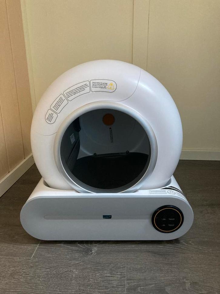 Tonepie kattenbak robot zelfreinigend, Dieren en Toebehoren, Kattenbakken, Zo goed als nieuw, Open, Zelfreinigend, Ophalen of Verzenden