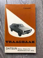 Vraagbaak Datsun Cherry, Cherry F-II, 100A & 120A 1971-1978, Auto diversen, Ophalen of Verzenden