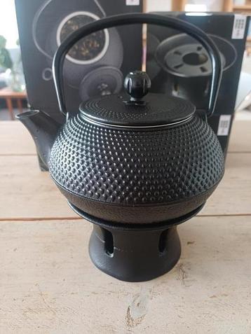Sakura Tea - Japanse Gietijzeren theepot & rechaud **Nieuw** beschikbaar voor biedingen