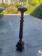 Houten kaars kandelaar, Ophalen of Verzenden, Zo goed als nieuw