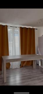 Eettafel 90x180, Huis en Inrichting, Tafels | Eettafels, Ophalen, Gebruikt, 50 tot 100 cm, 150 tot 200 cm