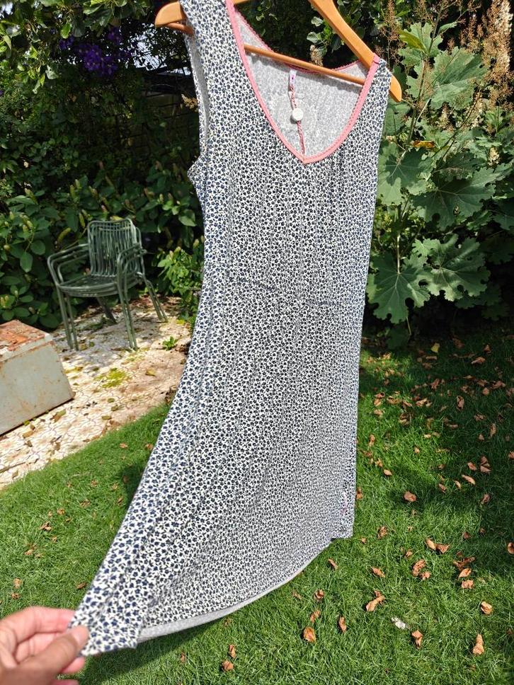 Korte Jurk zonder mouw / Blauw Wit van Blutsgeschwister, Kleding | Dames, Jurken, Gedragen, Maat 38/40 (M), Blauw, Boven de knie