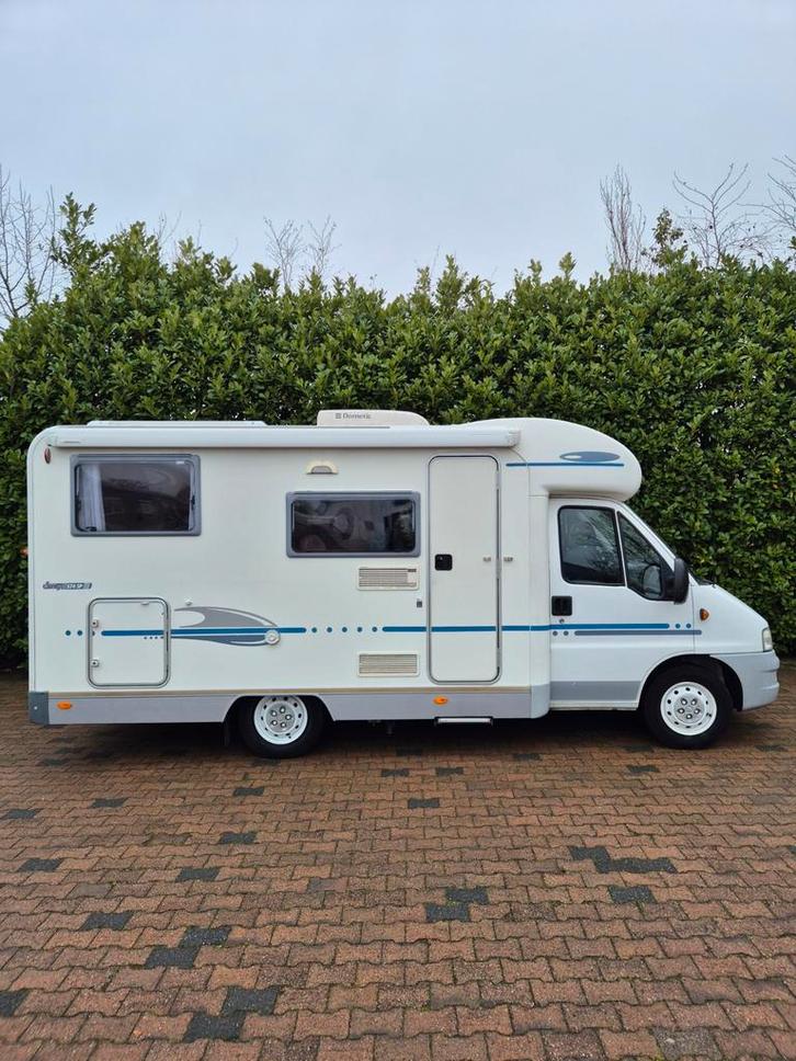 Fiat coral️️♥️2xairo🥶camera🎥offgrid️️☀️xxlgarage️️✅netjes️, Caravans en Kamperen, Campers, Bedrijf, tot en met 3, Half-integraal