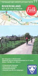 Rivierenland - Falk  Fietskaart met knooppuntennetwerk 11, Gelezen, Verzenden, Falk, Landkaart