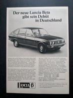 Oude reclame / Advertentie LANCIA Beta 1973 (D), Ophalen of Verzenden, Gelezen, Overige merken