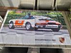 Porsche 911 Targa Rijkspolitie vlag banner collectersitem, Verzamelen, Automerken, Motoren en Formule 1, Nieuw, Auto's, Ophalen of Verzenden