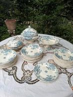 Antiek Frans Servies Sarreguemines Moscou 38 stuks Compleet, Ophalen