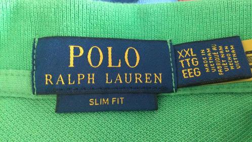 Ralph Lauren polo maat xxl slim fit, zeer nette staat, Kleding | Heren, Polo's, Zo goed als nieuw, Overige maten, Groen, Ophalen of Verzenden