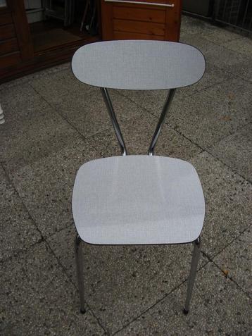vintage chroom formica stoel  beschikbaar voor biedingen