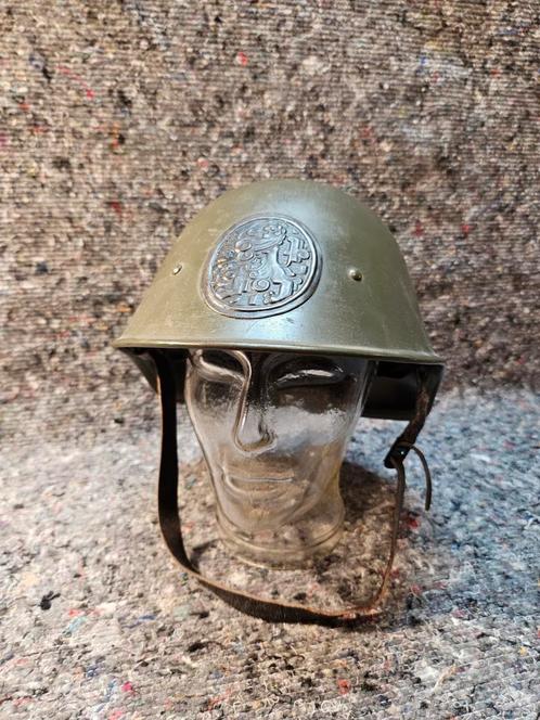 Leuke Nederlandse vooroorlogse helm voor reanactment, Verzamelen, Militaria | Algemeen, Helm of Baret, Nederland, Ophalen of Verzenden