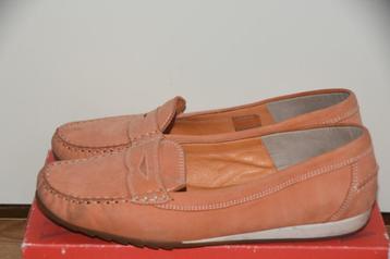 Suede Ara schoenen instappers maat 7½ = 40 / 40,5 oranje beschikbaar voor biedingen