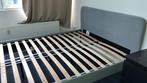 IKEA Slattum Bed 140x200 + Lattenbodem, Ophalen, Tweepersoons, 140 cm, Zo goed als nieuw