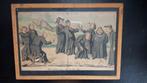 Edmond Lavrate, 10 ingelijste prenten., Minder dan 50 cm, Ophalen of Verzenden, Zo goed als nieuw, Schilderij
