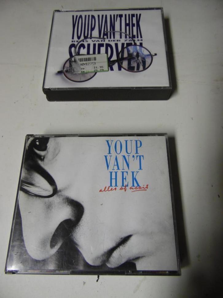 2x dubbel CD Joup van het Hek - Scherven - alles of nooit, Cd's en Dvd's, Cd's | Nederlandstalig, Zo goed als nieuw, Levenslied of Smartlap