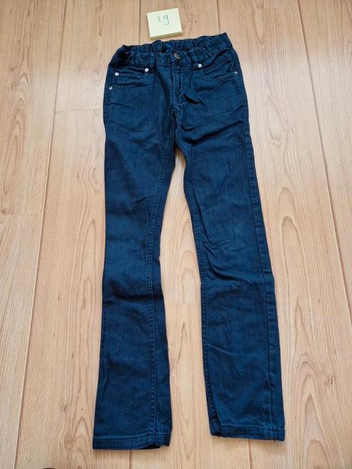 Jeans slim donkerblauw 128 CKS broek 19, Kinderen en Baby's, Kinderkleding | Maat 128, Zo goed als nieuw, Jongen, Broek, Ophalen of Verzenden