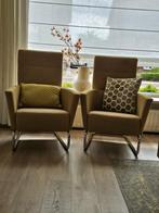 Te koop, 2 x Goossens model fauteuil dinand, Metaal, Gebruikt, 75 tot 100 cm, Ophalen of Verzenden