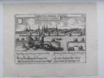 6 / Sneeck - Sneek in Friesland - Kopergravure uit 1623, Antiek en Kunst, Kunst | Etsen en Gravures, Ophalen of Verzenden