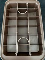 Brownie cake bakvorm ovenschaal met snijder, Ophalen of Verzenden, Gebruikt, Taarten of Cupcakes, Bakvorm